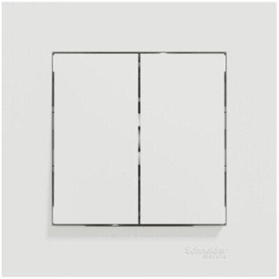 Double interrupteur va-et-vient complet Miluz, SCHNEIDER ELECTRIC, blanc - Publicité Double interrupteur va-et-vient complet Miluz, SCHNEIDER ELECTRIC, blanc - Publicité