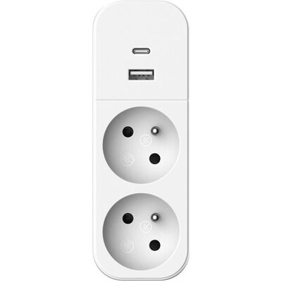 QUARX 2P 16A USB-A USB-C - Adaptateur électrique - Publicité QUARX 2P 16A USB-A USB-C - Adaptateur électrique - Publicité
