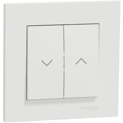 Interrupteur volet roulant complet Miluz, SCHNEIDER ELECTRIC, blanc - Publicité Interrupteur volet roulant complet Miluz, SCHNEIDER ELECTRIC, blanc - Publicité