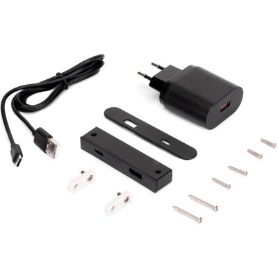EMUCA Connecteur USB A+C Linky (81x12mm) - 5V DC 2A (10W) - Plastique noir - Plastique - Publicité EMUCA Connecteur USB A+C Linky (81x12mm) - 5V DC 2A (10W) - Plastique noir - Plastique - Publicité