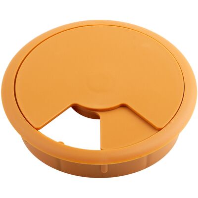 Sans marque Passe-câble plastique 80mm cerise - Publicité Sans marque Passe-câble plastique 80mm cerise - Publicité