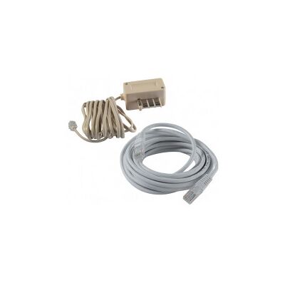 AXIAN Câbles telephone / reseau Câble téléphone 3m Fiche RJ11 + Prise en T - Publicité AXIAN Câbles telephone / reseau Câble téléphone 3m Fiche RJ11 + Prise en T - Publicité