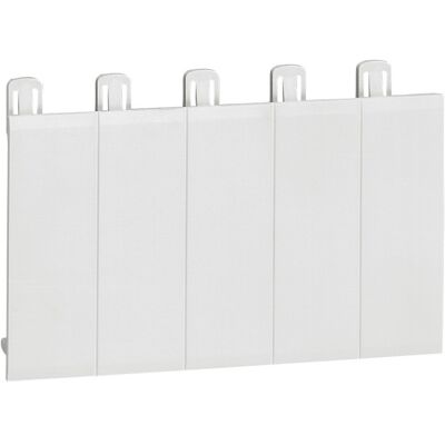 Legrand Obturateurs 5 Modules Blancs - Plaque de Cacher Électrique - Publicité Legrand Obturateurs 5 Modules Blancs - Plaque de Cacher Électrique - Publicité
