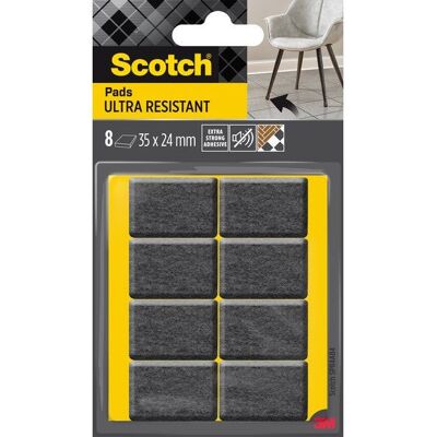 Scotch Modèle 86147169 Patins en feutre - Rectangulaires, 8 pcs - Publicité Scotch Modèle 86147169 Patins en feutre - Rectangulaires, 8 pcs - Publicité
