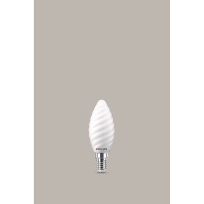 Ampoule variable led dépoli flamme torsadée E14 470Lm 40 W blanc neutre,OSRAM - Publicité Ampoule variable led dépoli flamme torsadée E14 470Lm 40 W blanc neutre,OSRAM - Publicité