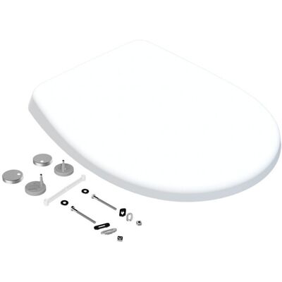 BEMIS Abattant déclipsable frein de chute plastique thermodur Click & clean blanc - Publicité BEMIS Abattant déclipsable frein de chute plastique thermodur Click & clean blanc - Publicité