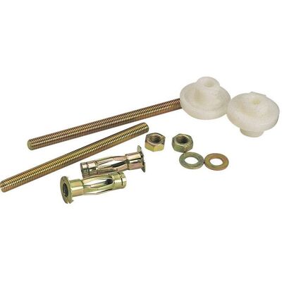 Sans marque Lot de 2 fixations pour lavabo à paroi creuse + chevilles, L.2 X H.3.6 cm - Publicité Sans marque Lot de 2 fixations pour lavabo à paroi creuse + chevilles, L.2 X H.3.6 cm - Publicité