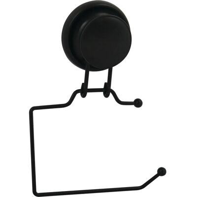 Porte rouleau toilette MSV - Acier noir compact - Publicité Porte rouleau toilette MSV - Acier noir compact - Publicité