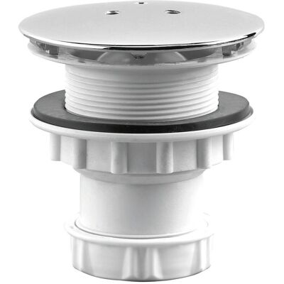 Bonde pour receveur de douche capot en metal chromé, VALENTIN, diam. 60 mm - Publicité Bonde pour receveur de douche capot en metal chromé, VALENTIN, diam. 60 mm - Publicité