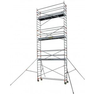 CENTAURE Echafaudage roulant aluminium - STL 255 6, plancher 5m90 - Longueur 2m55 - Publicité CENTAURE Echafaudage roulant aluminium - STL 255 6, plancher 5m90 - Longueur 2m55 - Publicité