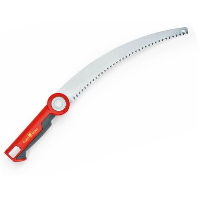 Scie d'élagage 37 cm avec poignée interchangeable - Outil de jardin - Publicité Scie d'élagage 37 cm avec poignée interchangeable - Outil de jardin - Publicité