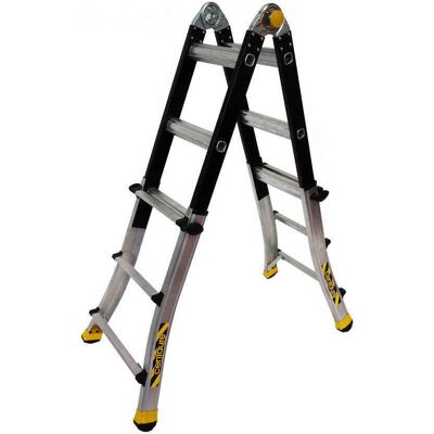 CENTAURE Echelle télescopique pliante TT3 4x3 barreaux - Publicité CENTAURE Echelle télescopique pliante TT3 4x3 barreaux - Publicité