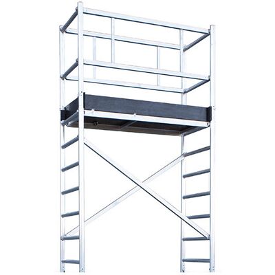Extension d'échafaudage en aluminium Hailo Expert Pro 7m40 - Usage professionnel - Publicité Extension d'échafaudage en aluminium Hailo Expert Pro 7m40 - Usage professionnel - Publicité