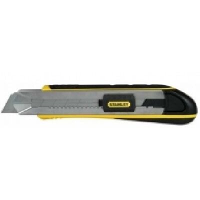 Stanley Cutter Fatmax 180 x 18 mm + 6 lames - Publicité Stanley Cutter Fatmax 180 x 18 mm + 6 lames - Publicité