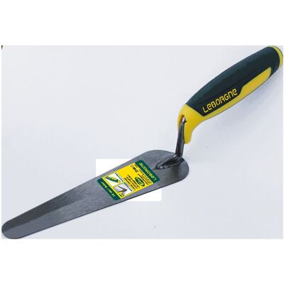 Leborgne Truelle langue de chat 18 cm manche bi-matière - lame souple en acier trempé - Publicité Leborgne Truelle langue de chat 18 cm manche bi-matière - lame souple en acier trempé - Publicité