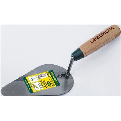 Leborgne Truelle Reims Batipro 16 cm manche bois - lame souple en acier trempé - Publicité Leborgne Truelle Reims Batipro 16 cm manche bois - lame souple en acier trempé - Publicité
