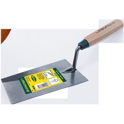 Leborgne Truelle carrée Batipro 20 cm manche bois - lame souple en acier trempé - Publicité Leborgne Truelle carrée Batipro 20 cm manche bois - lame souple en acier trempé - Publicité