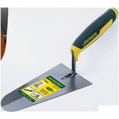 Leborgne Truelle ronde 22 cm manche bi-matière - lame souple en acier trempé - Publicité Leborgne Truelle ronde 22 cm manche bi-matière - lame souple en acier trempé - Publicité