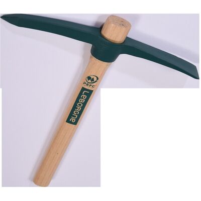 Leborgne Décintroir à pic 37 cm - manche bois PEFC et tête acier forgé - Publicité Leborgne Décintroir à pic 37 cm - manche bois PEFC et tête acier forgé - Publicité