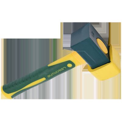 Leborgne Massette paveur Batipro 1,2 kg avec embout caoutchouc - pose de matériaux sans les abîmer - Publicité Leborgne Massette paveur Batipro 1,2 kg avec embout caoutchouc - pose de matériaux sans les abîmer - Publicité