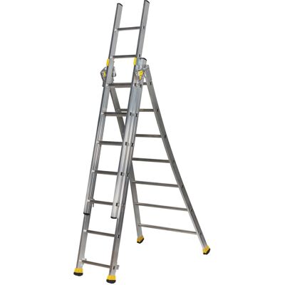 CENTAURE Echelle transformable 3 plans T3 2m20/4m70 - Publicité CENTAURE Echelle transformable 3 plans T3 2m20/4m70 - Publicité