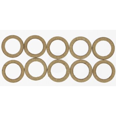 Lot de 10 joints cuir, 15/21 mm COMAP - Publicité Lot de 10 joints cuir, 15/21 mm COMAP - Publicité
