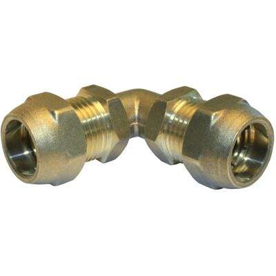 QUICK PLOMBERIE - Racor coudé 90° - compression - D12 - Publicité QUICK PLOMBERIE - Racor coudé 90° - compression - D12 - Publicité