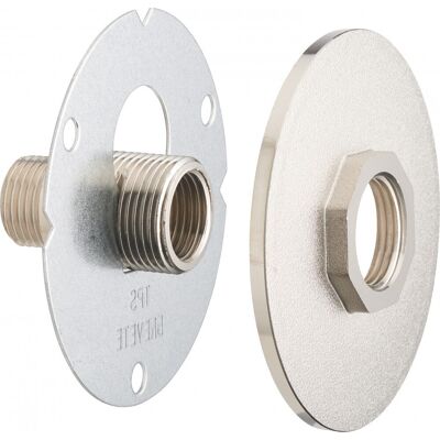QUICK PLOMBERIE platine easyfix arrosage confort universel m15x21 nickelé - Publicité QUICK PLOMBERIE platine easyfix arrosage confort universel m15x21 nickelé - Publicité