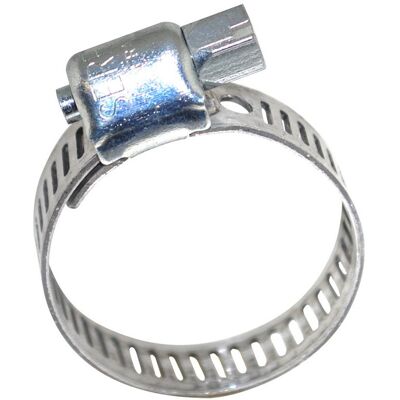 BOUTTÉ 10 colliers bande ajourée inox de serrage, largeur 13, Ømini 18 et maxi 28 - Publicité BOUTTÉ 10 colliers bande ajourée inox de serrage, largeur 13, Ømini 18 et maxi 28 - Publicité