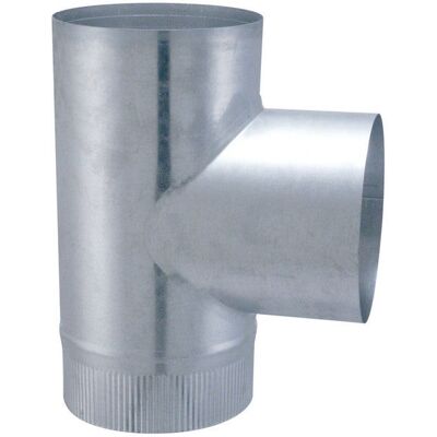 JONCOUX - POLYFEU - Ø125 mm - Aluminium - Té - Publicité JONCOUX - POLYFEU - Ø125 mm - Aluminium - Té - Publicité
