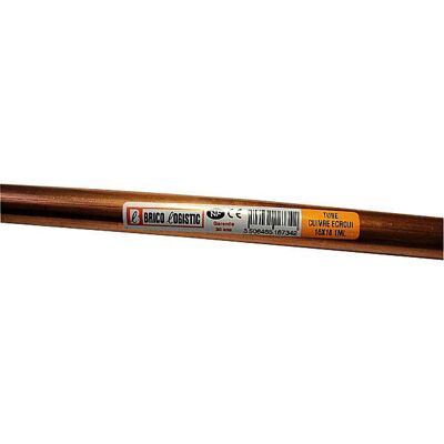 Sans marque Tube D'Alimentation Cuivre Écroui, Diam.16 X 18 Mm, En Barre De 1 M - Publicité Sans marque Tube D'Alimentation Cuivre Écroui, Diam.16 X 18 Mm, En Barre De 1 M - Publicité