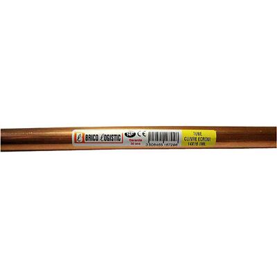 Sans marque Tube d'alimentation cuivre écroui, diam. 14 x 16 mm, en barre de 1 m - Publicité Sans marque Tube d'alimentation cuivre écroui, diam. 14 x 16 mm, en barre de 1 m - Publicité