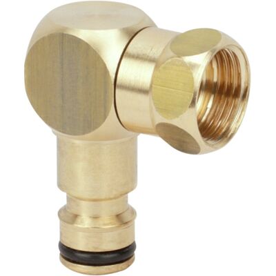 BOUTTE Raccord tournant coudé rapide F20x27 en laiton - pour dévidoir - Publicité BOUTTE Raccord tournant coudé rapide F20x27 en laiton - pour dévidoir - Publicité