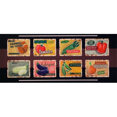 ID MAT Tapis Cuisine Legume 50X120Cm - Publicité ID MAT Tapis Cuisine Legume 50X120Cm - Publicité