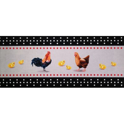 ID MAT Tapis Cuisine Poule 50X120Cm - Publicité ID MAT Tapis Cuisine Poule 50X120Cm - Publicité