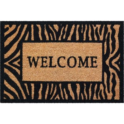 Manutan - Coco Naturel 40x60 - Zebra - Tapis - Publicité Manutan - Coco Naturel 40x60 - Zebra - Tapis - Publicité