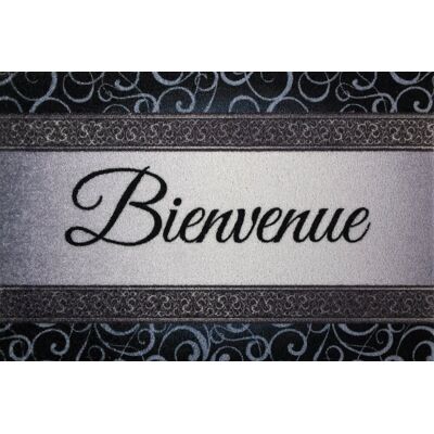 ID MAT Tapis Dallas Bienvenu Gris 40X60Cm - Publicité ID MAT Tapis Dallas Bienvenu Gris 40X60Cm - Publicité