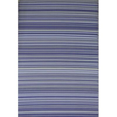 PROLOISIRS Tapis extérieur polypropylène recyclé 120 x 180 cm - Havane Bleu - Publicité PROLOISIRS Tapis extérieur polypropylène recyclé 120 x 180 cm - Havane Bleu - Publicité