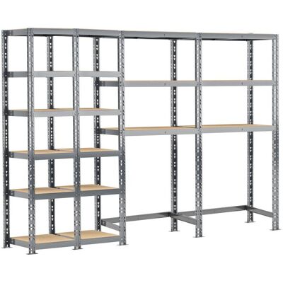 Modulö Storage Concept rangement de garage - longueur 240 cm - 18 plateaux - Publicité Modulö Storage Concept rangement de garage - longueur 240 cm - 18 plateaux - Publicité