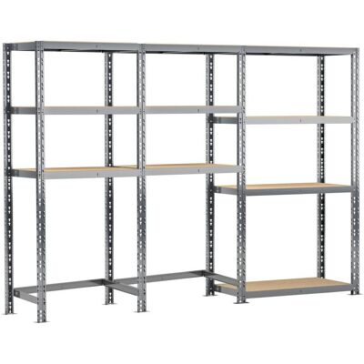 Modulö Storage Concept rangement de garage - longueur 240 cm - 10 plateaux - Publicité Modulö Storage Concept rangement de garage - longueur 240 cm - 10 plateaux - Publicité