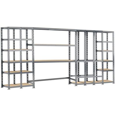 Modulö Storage Concept rangement de garage MODULÖ - longueur 405 cm - 21 plateaux - Publicité Modulö Storage Concept rangement de garage MODULÖ - longueur 405 cm - 21 plateaux - Publicité
