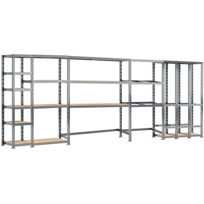 Modulö Storage Concept rangement de garage MODULÖ - longueur 505 cm - 16 plateaux - Publicité Modulö Storage Concept rangement de garage MODULÖ - longueur 505 cm - 16 plateaux - Publicité