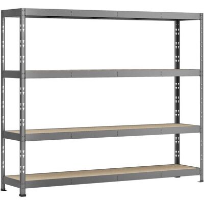 Modulö Storage Etagère Rack charge lourde - 4 plateaux - 220 x 40 cm - Publicité Modulö Storage Etagère Rack charge lourde - 4 plateaux - 220 x 40 cm - Publicité