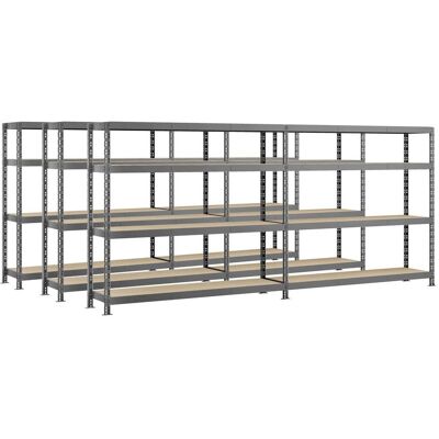 Modulö Storage Lot de 3 étagères double Rack MODULÖ - 290 x 50 cm - 8 plateaux - Publicité Modulö Storage Lot de 3 étagères double Rack MODULÖ - 290 x 50 cm - 8 plateaux - Publicité