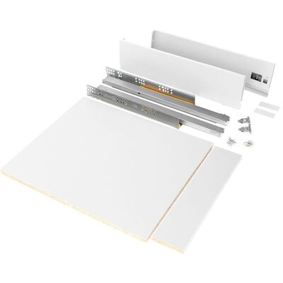EMUCA Kit de tiroir pour cuisine et salle de bain Vertex - panneaux inclus, H 93 x M 450, blanc - Publicité EMUCA Kit de tiroir pour cuisine et salle de bain Vertex - panneaux inclus, H 93 x M 450, blanc - Publicité
