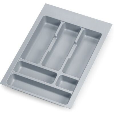 EMUCA Range-couvert Optima Universal, M40 336x482 mm, Plastique gris - Publicité EMUCA Range-couvert Optima Universal, M40 336x482 mm, Plastique gris - Publicité