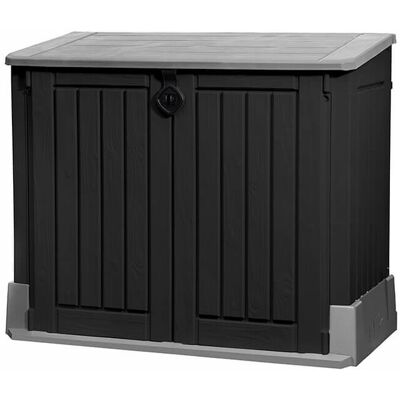 Keter Coffre de jardin Itout midi gris clair noir - 845 L - Publicité Keter Coffre de jardin Itout midi gris clair noir - 845 L - Publicité
