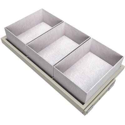 EMUCA Tiroir extérieur Vertex 40 kg hauteur 93 mm - Gris anthracite- Acier et Aluminium et Verre - Publicité EMUCA Tiroir extérieur Vertex 40 kg hauteur 93 mm - Gris anthracite- Acier et Aluminium et Verre - Publicité