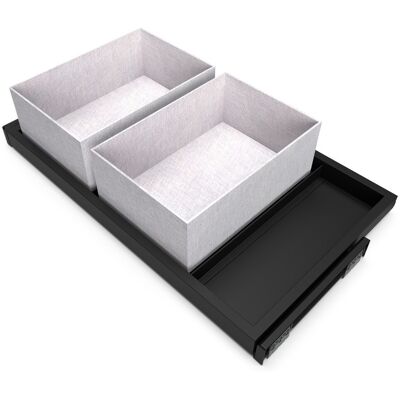 EMUCA Tiroir extérieur Vertex 40 kg hauteur 131 mm- 131- Gris anthracite- Acier - Publicité EMUCA Tiroir extérieur Vertex 40 kg hauteur 131 mm- 131- Gris anthracite- Acier - Publicité