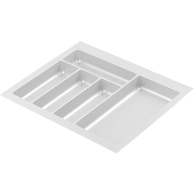 Sans marque Range-couverts Nolago pour Merivobox 508x423mm blanc - Publicité Sans marque Range-couverts Nolago pour Merivobox 508x423mm blanc - Publicité